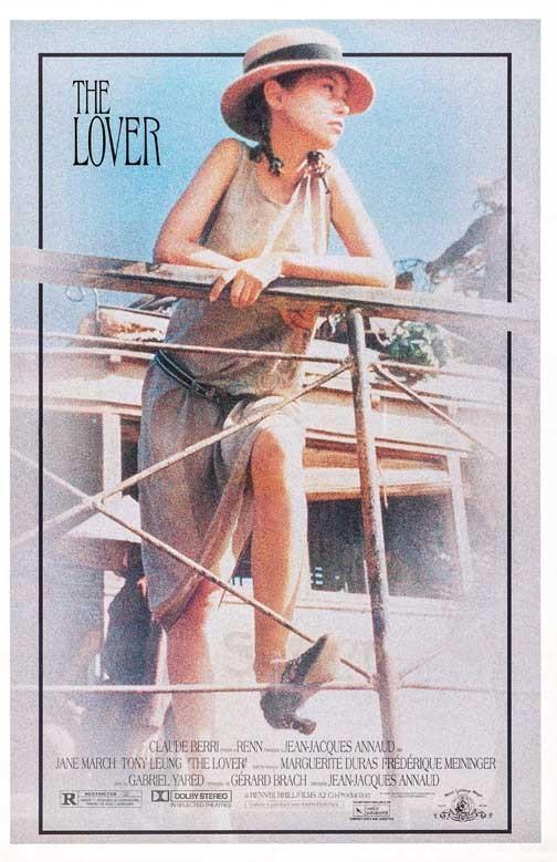 Jane March THE LOVER Tony Leung movie poster 11x17