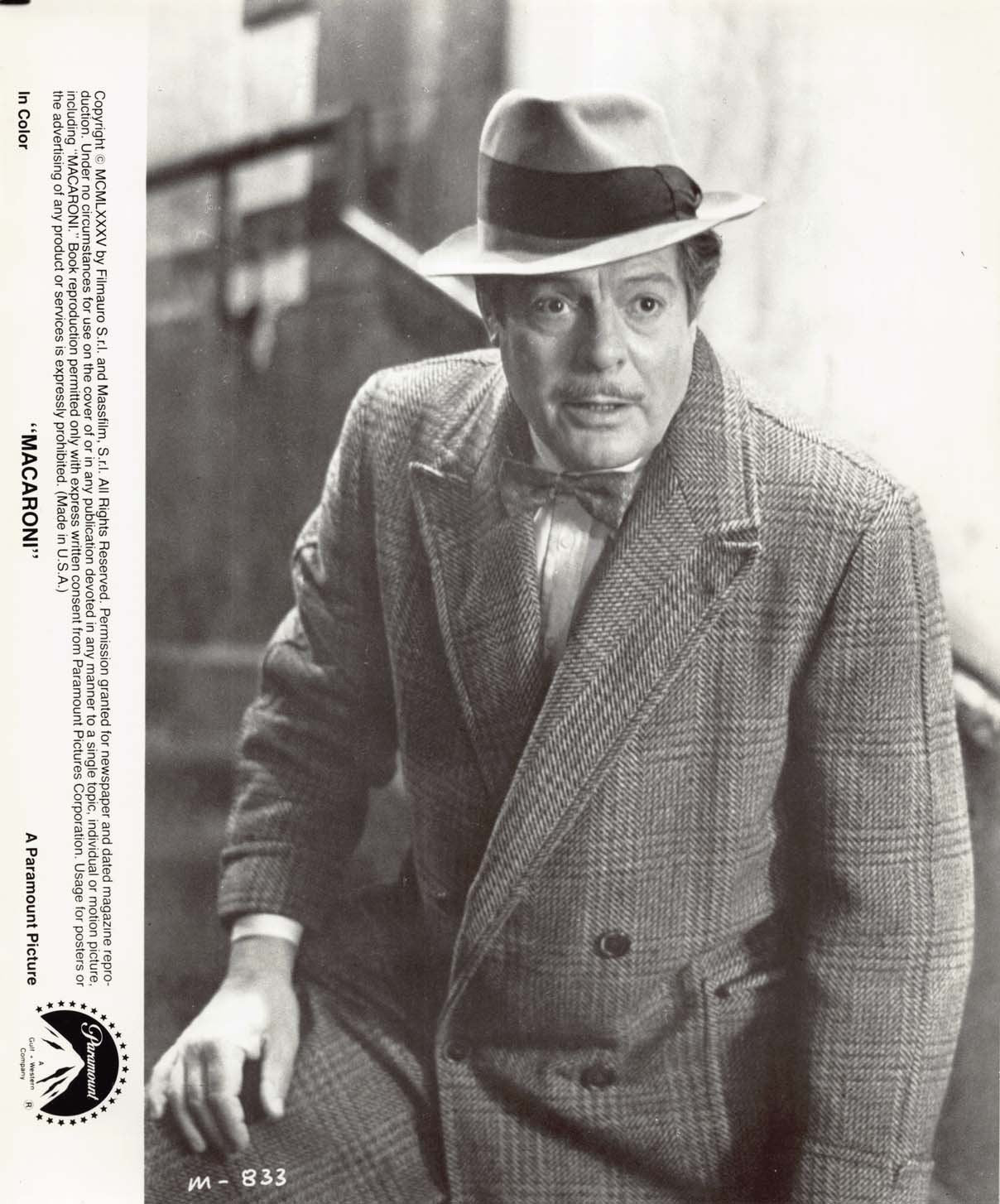 Jack Lemmon MACARONI Marcello Mastroianni original 8x10 press photos 1985