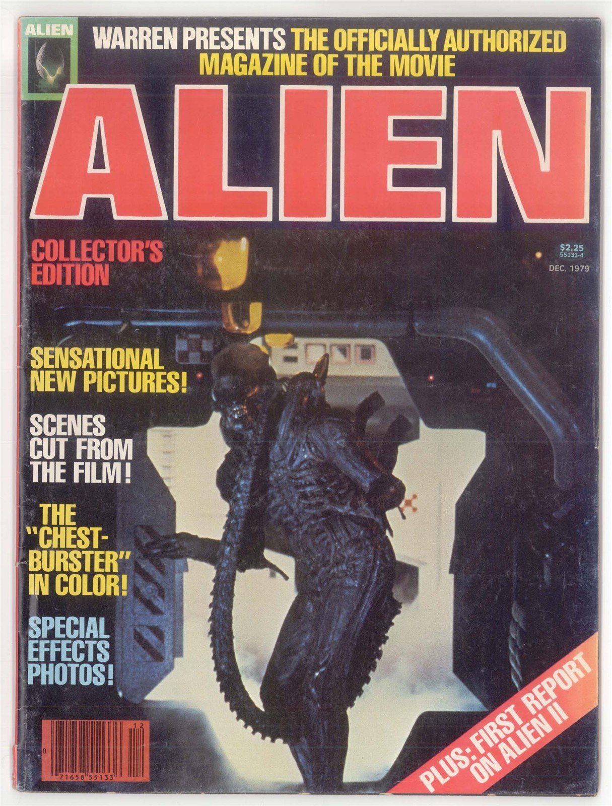 1979 Warren Presents Official Magazine of the Movie ALIEN Collector's Edition