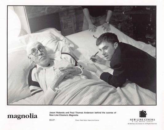Paul Thomas Anderson MAGNOLIA Jason Robards original 10x8 press photo 1999