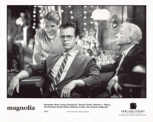 William H Macy MAGNOLIA Henry Gibson original 10x8 press photo 1999