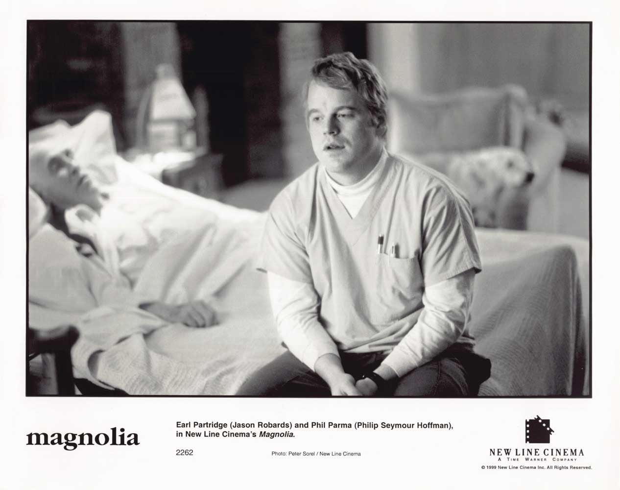 Philip Seymour Hoffman MAGNOLIA Jason Robards original 10x8 press photo 1999