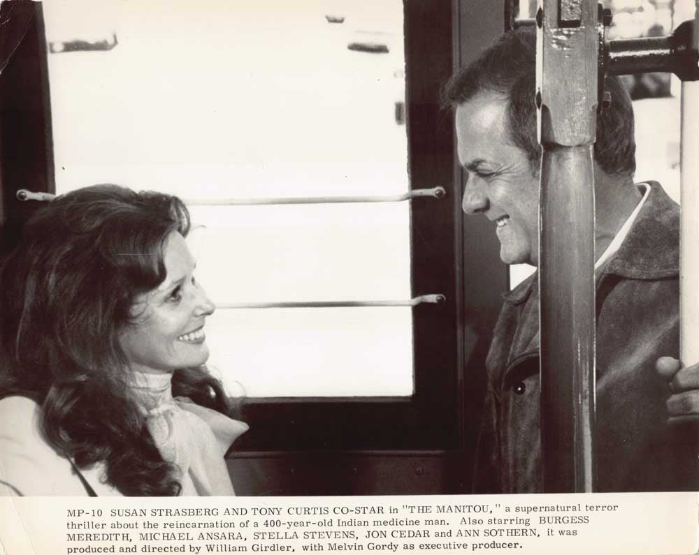 Susan Strasberg THE MANITOU Tony Curtis original 10x8 press photos 1978