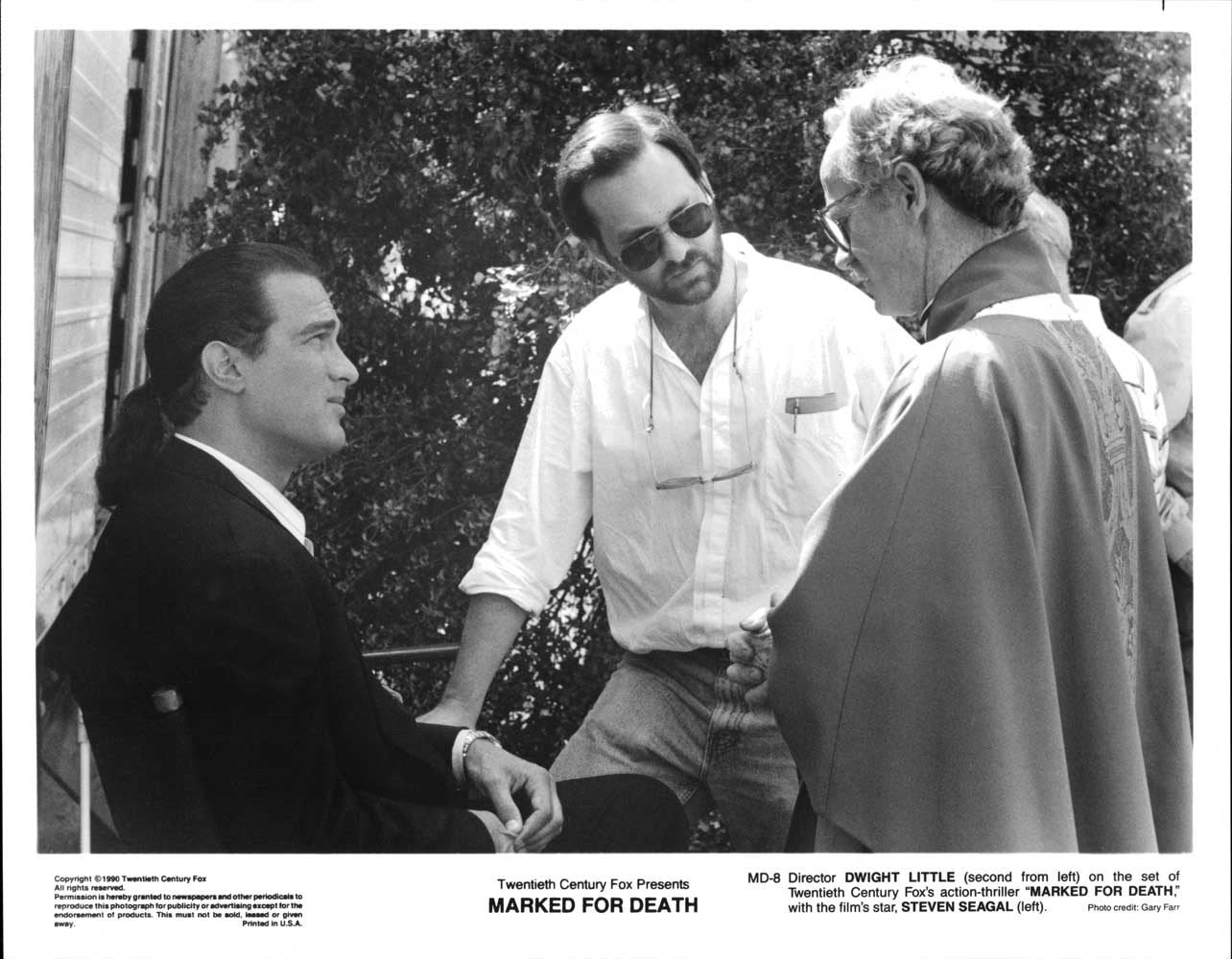 Steven Seagal MARKED FOR DEATH Dwight Little original 10x8 press photo 1990