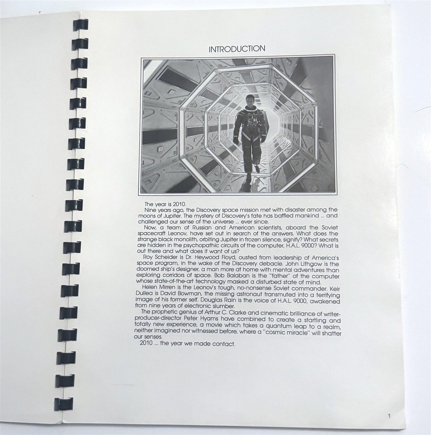 Roy Scheider 2010 Helen Mirren Keir Dullea original Marketing Guide 1984
