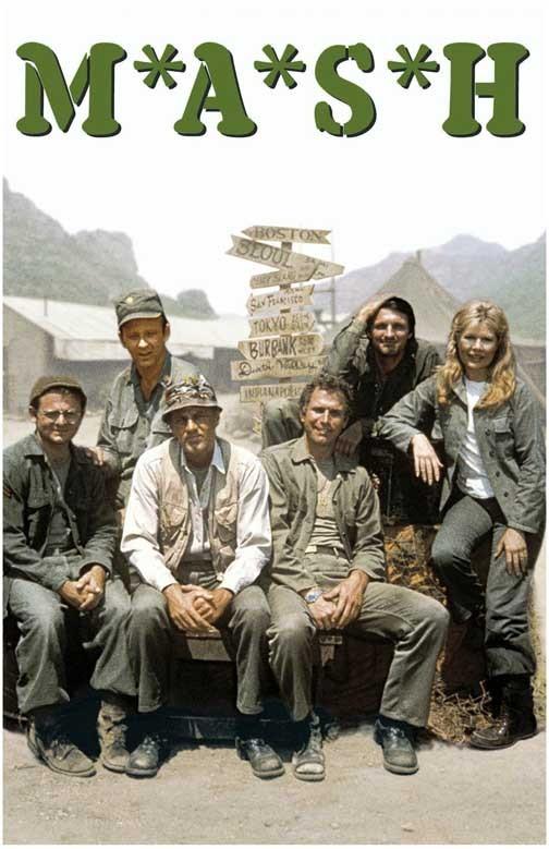Alan Alda M*A*S*H Loretta Swit cast poster 11x17