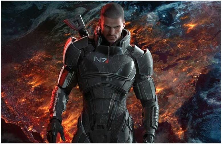 MASS EFFECT video game poster 17x11