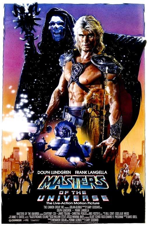 Dolph Lundgren MASTERS OF THE UNIVERSE Frank Langella movie poster 11x17