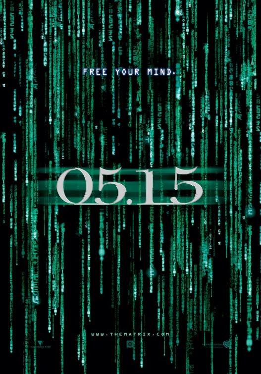 Keanu Reeves THE MATRIX RELOADED movie poster ORIGINAL HOLOFOIL 27x40 ver B