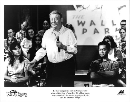 Rodney Dangerfield MEET WALLY SPARKS original 10x8 press photo 1997