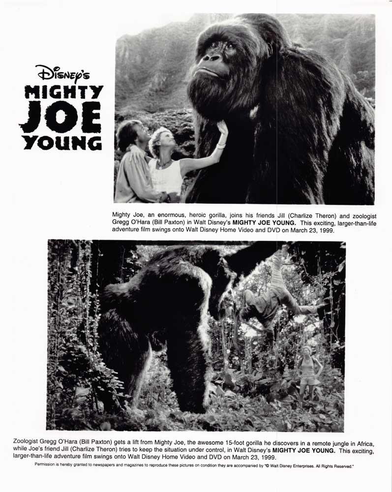 Bill Paxton MIGHTY JOE YOUNG Charlize Theron original 8x10 press photos 1998
