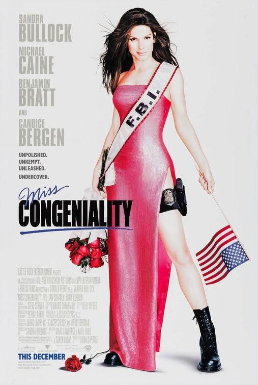 Sandra Bullock MISS CONGENIALITY Benjamin Bratt original 27x40 DS movie poster