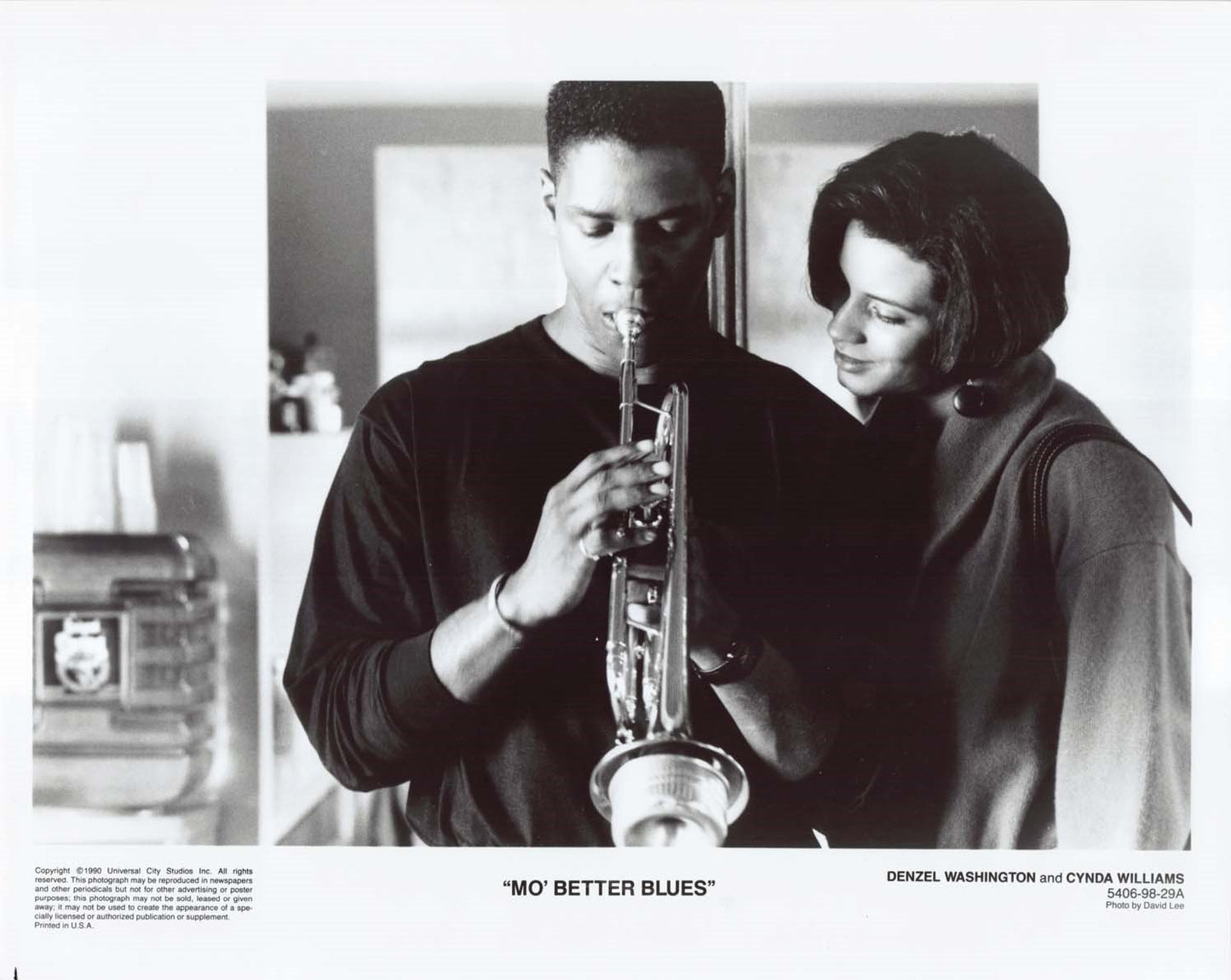 Wesley Snipes MO' BETTER BLUES Spike Lee 1990 original 8x10 press photo