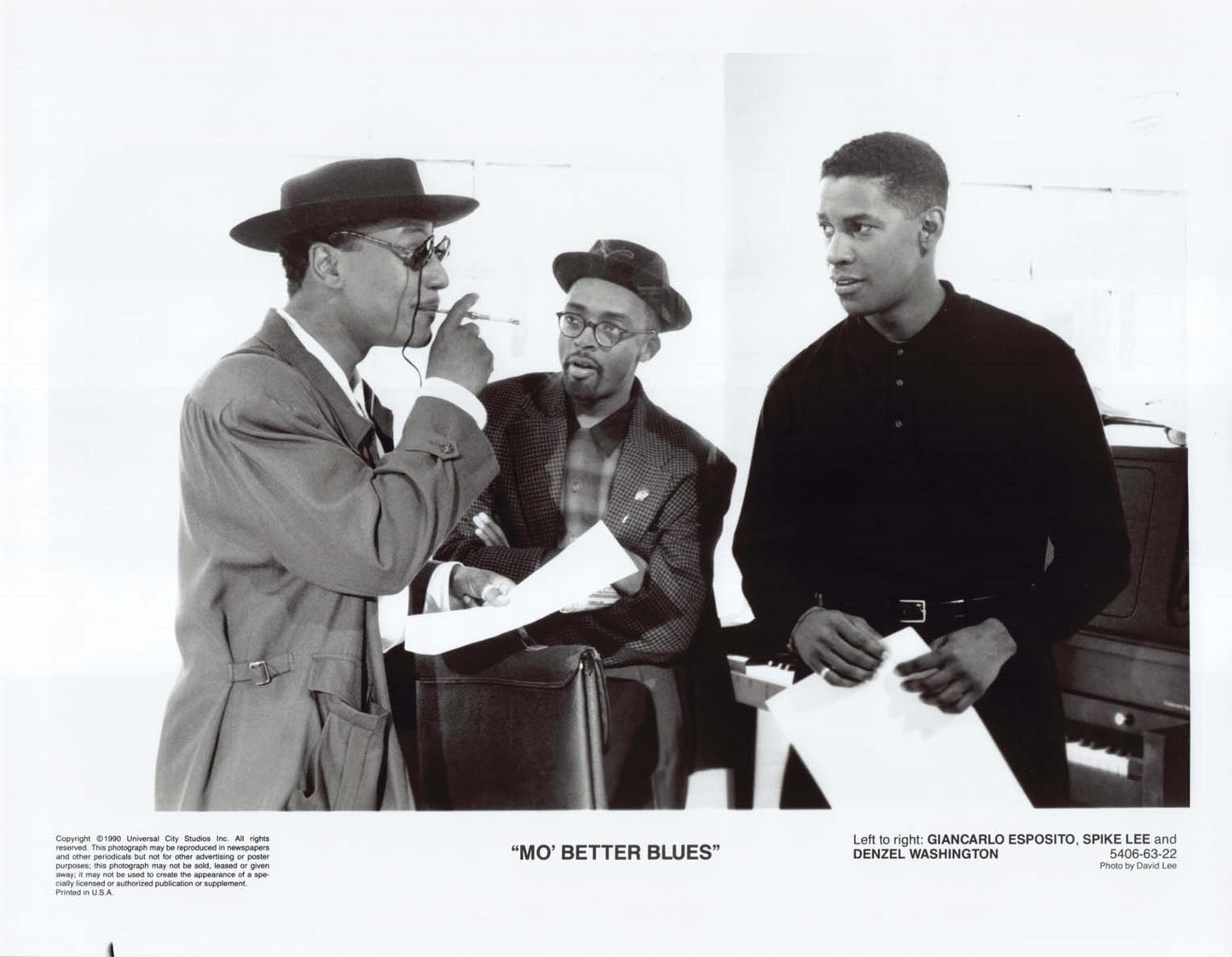 Wesley Snipes MO' BETTER BLUES Spike Lee 1990 original 8x10 press photo