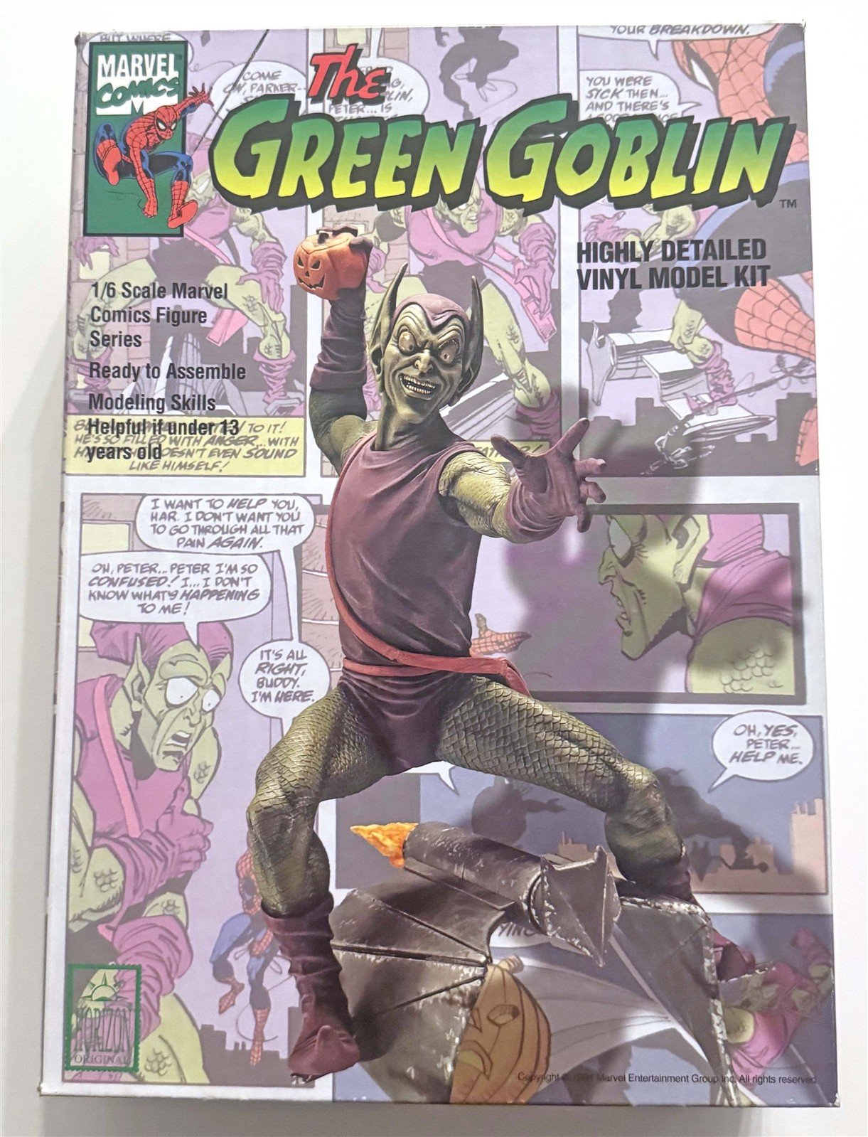 Horizon GREEN GOBLIN vinyl model kit Factory Sealed parts 1/6 scale