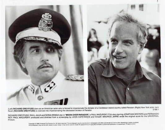 Richard Dreyfuss MOON OVER PARADOR original 10x8 press media photo 1988