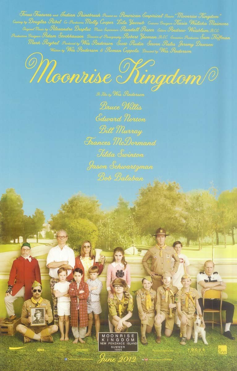 Bill Murray MOONRISE KINGDOM Tilda Swinton original studio movie poster 11x17
