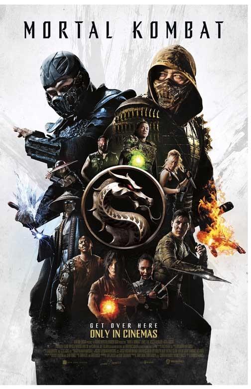 MORTAL KOMBAT cast movie poster 11x17