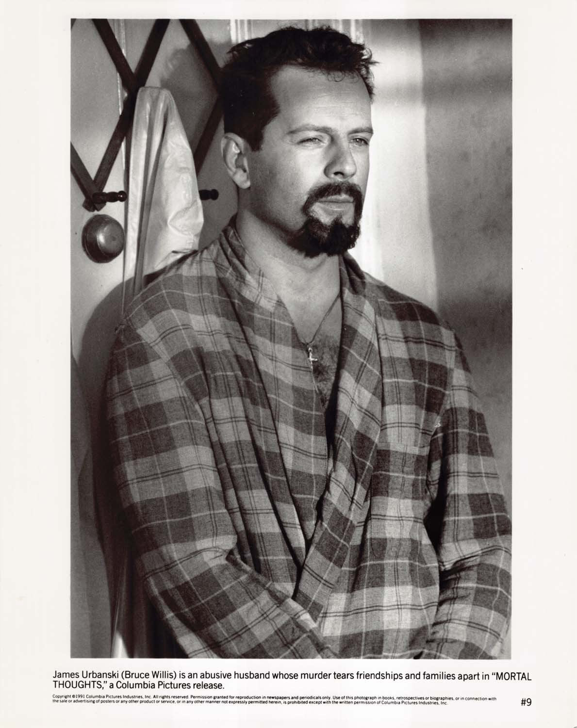 Bruce Willis MORTAL THOUGHTS original press photo 1991