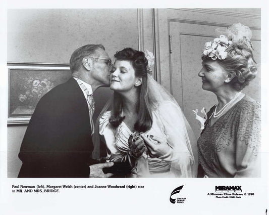 Paul Newman MR AND MRS BRIDGE Joanne Woodward original 10x8 press photo 1990