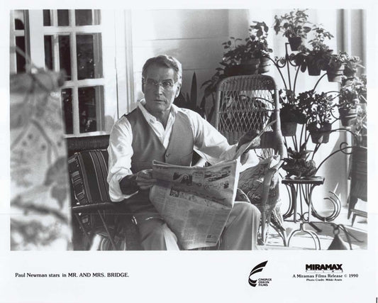 Paul Newman MR AND MRS BRIDGE original 10x8 press photo 1990