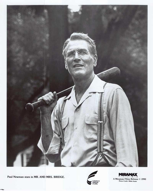 Paul Newman MR AND MRS BRIDGE original 8x10 press photo 1990