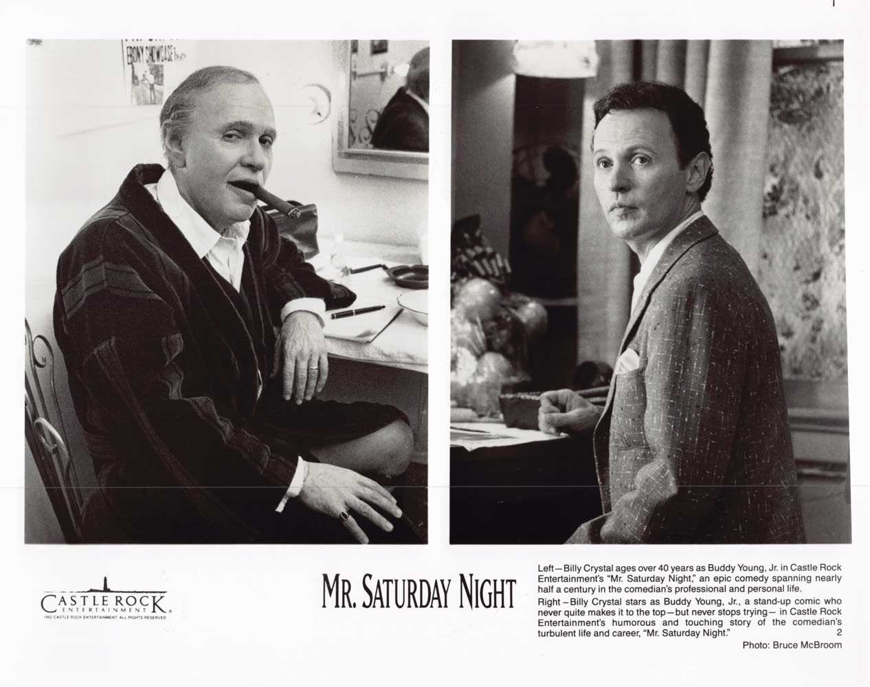 Billy Crystal MR SATURDAY NIGHT original 10x8 press photo 1992