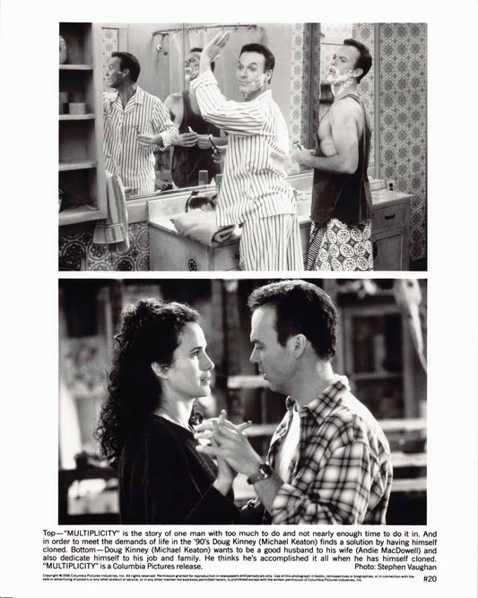 Michael Keaton MULTIPLICITY Andie McDowell original 8x10 press photos 1996