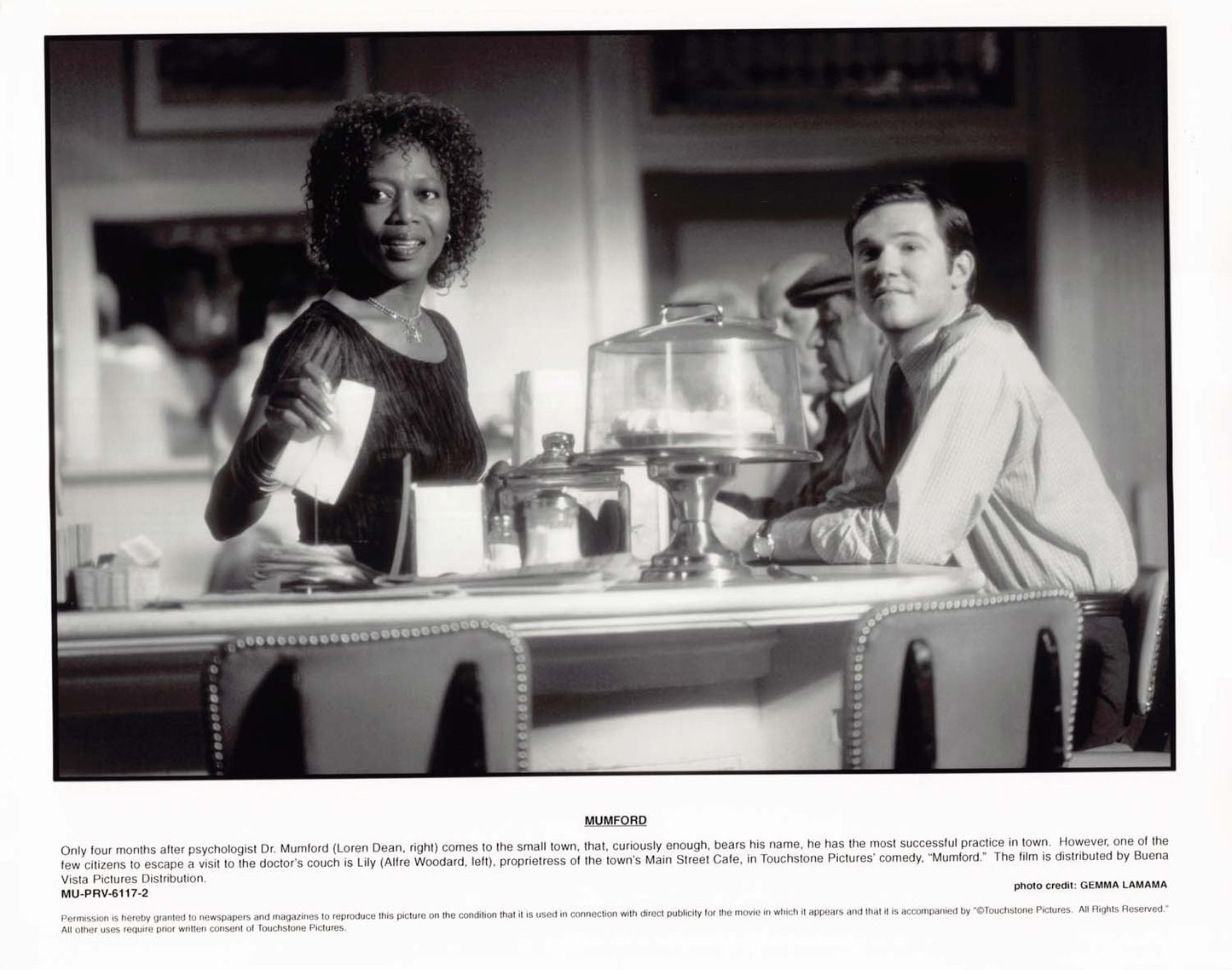 Loren Dean MUMFORD Alfre Woodard 1999 original 8x10 photo