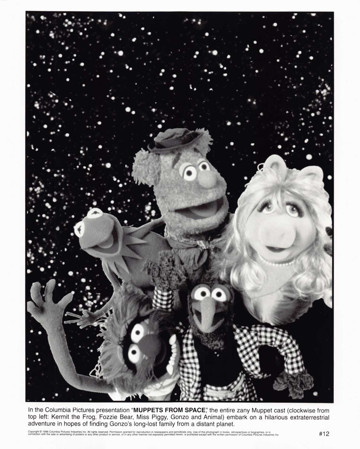 Miss Piggy MUPPETS FROM SPACE Kermit the Frog original 8x10 press photo 1999