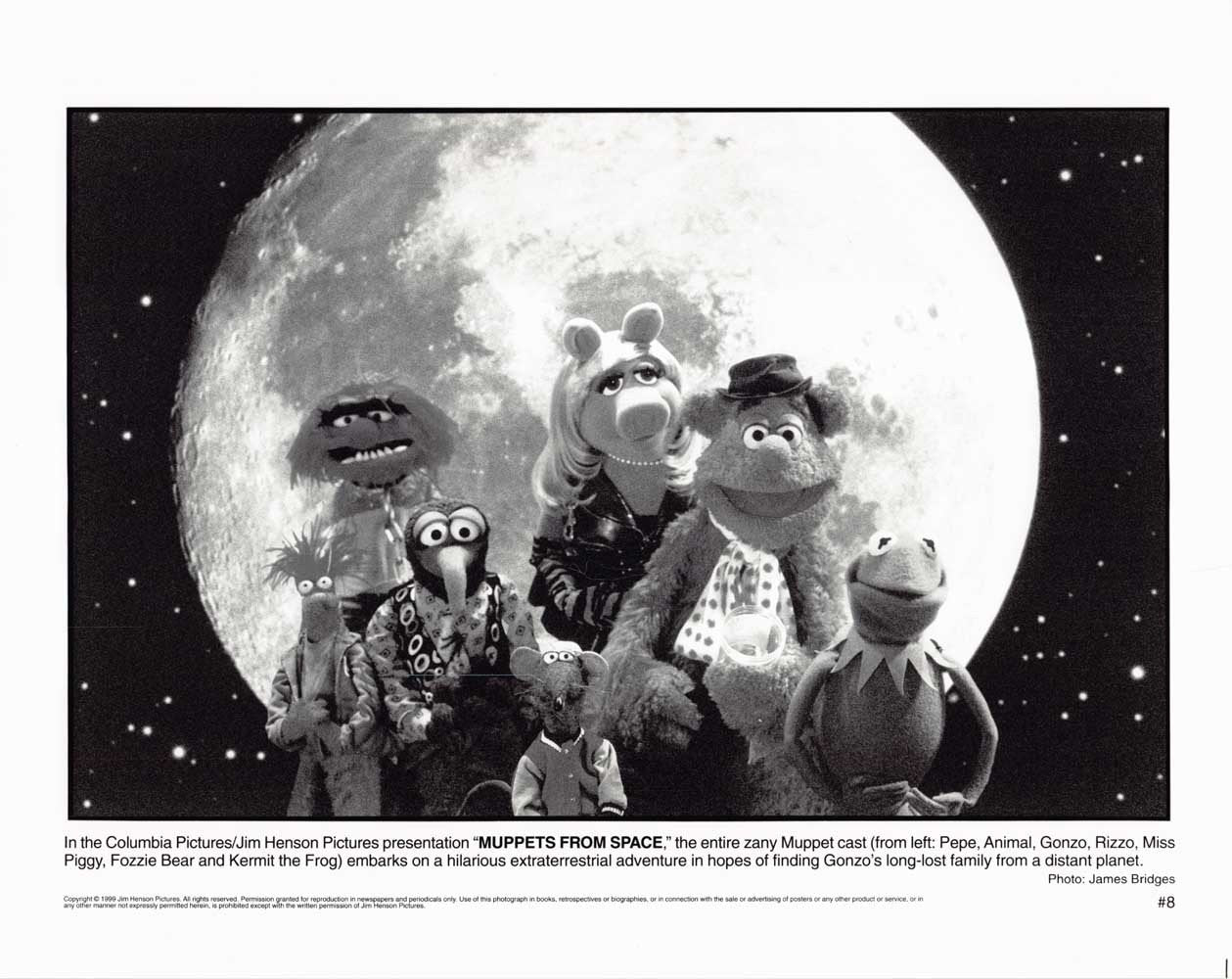 Miss Piggy MUPPETS FROM SPACE Kermit the Frog original 10x8 press photo 1999