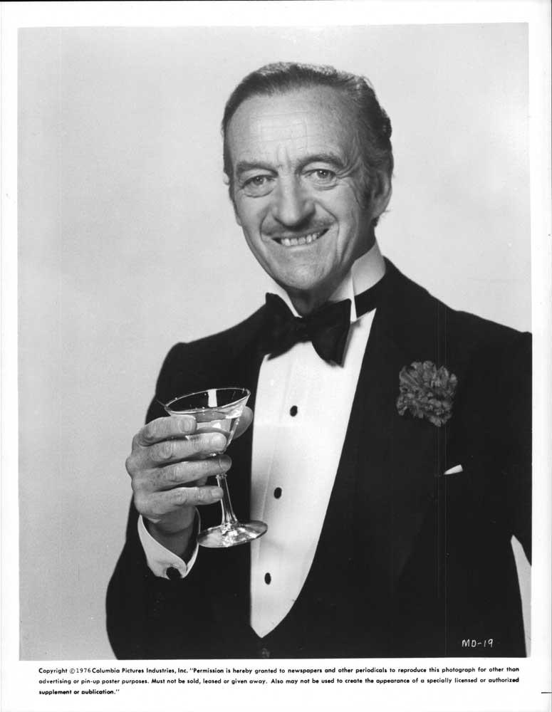 David Niven MURDER BY DEATH original 8x10 press photo 1976