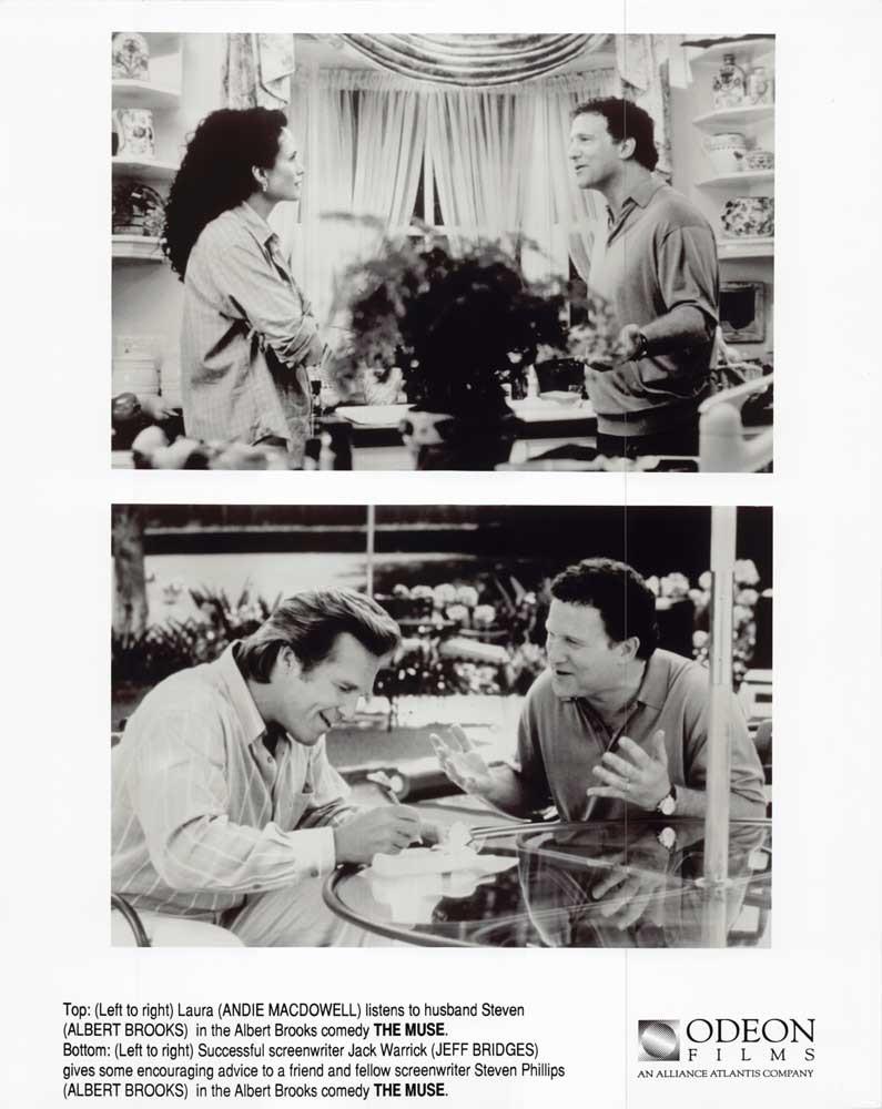 Albert Brooks THE MUSE Andie MacDowell Jeff Bridges original 8x10 press photo