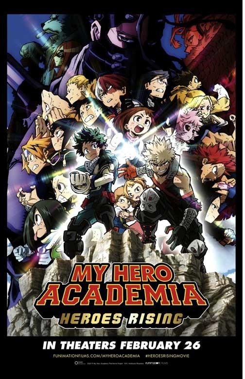 MY HERO ACADEMIA HEROES RISING movie poster 11x17