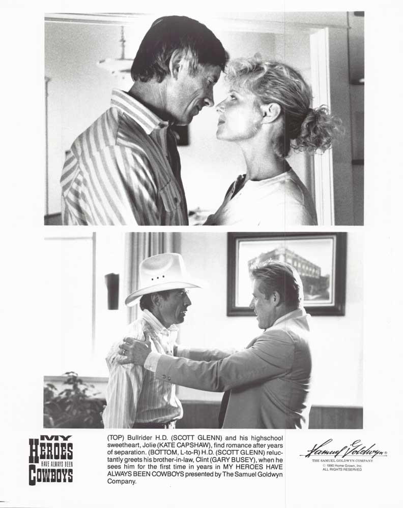 Scott Glenn MY HEROES HAVE ALWAYS BEEN COWBOYS Kate Capshaw original 8x10 photo