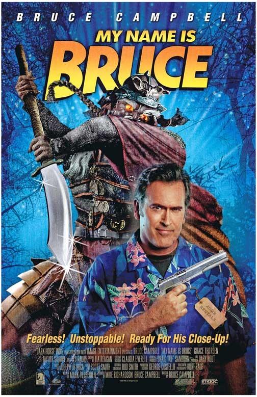 Bruce Campbell MY NAME IS BRUCE movie poster 11x17