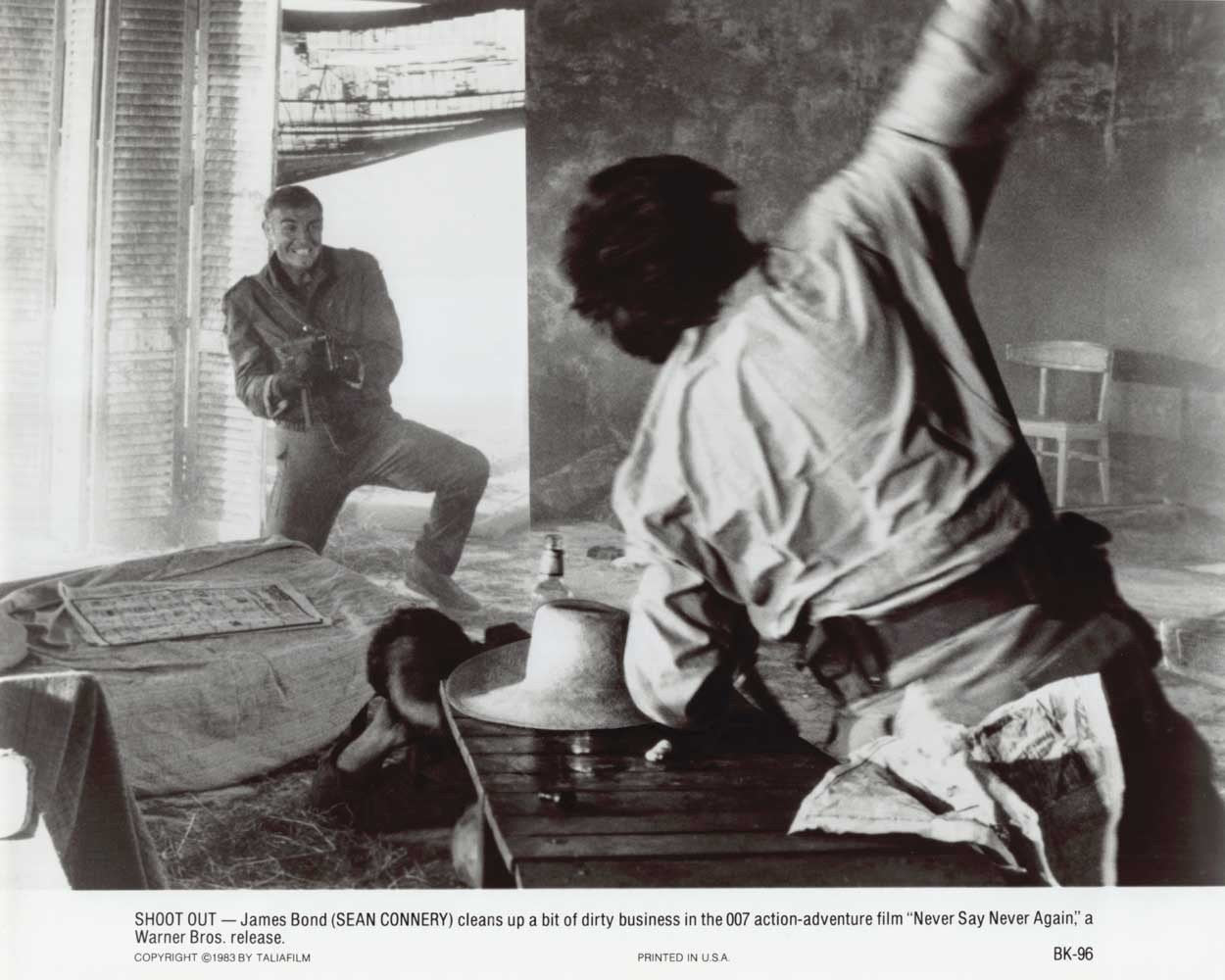 NEVER SAY NEVER AGAIN Sean Connery 1983 original press photo James Bond 007