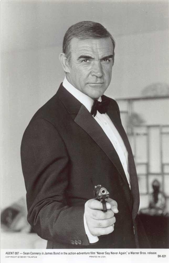 Sean Connery NEVER SAY NEVER AGAIN original 1983 press photo James Bond 007