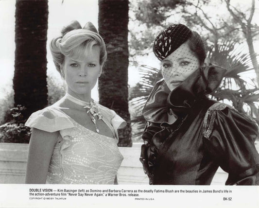 Kim Basinger NEVER SAY NEVER AGAIN Barbara Carrera press photo James Bond 007
