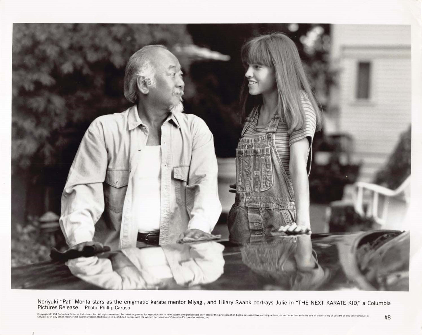 Pat Morita THE NEXT KARATE KID Hilary Swank 1994 original 8x10 press photos