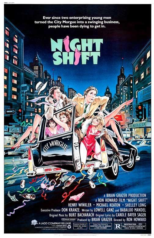 Michael Keaton NIGHT SHIFT Henry Winkler Shelley Long movie poster 11x17