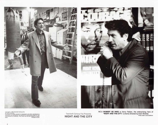 Robert De Niro NIGHT AND THE CITY original 10x8 press photo 1992