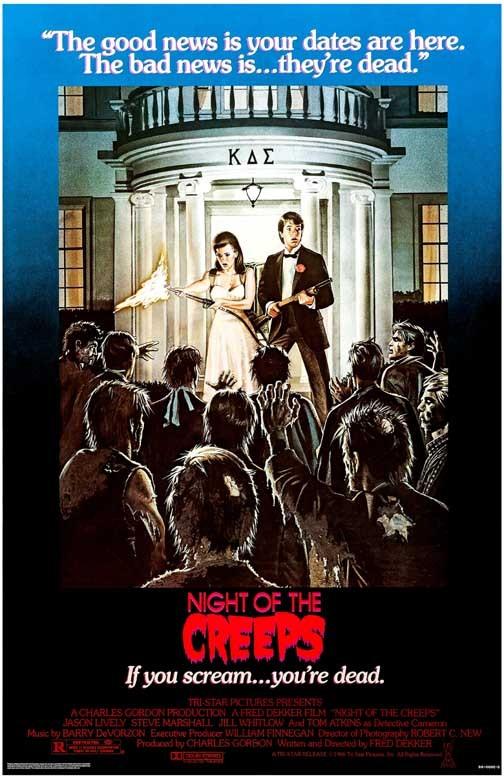NIGHT OF THE CREEPS movie poster 11x17