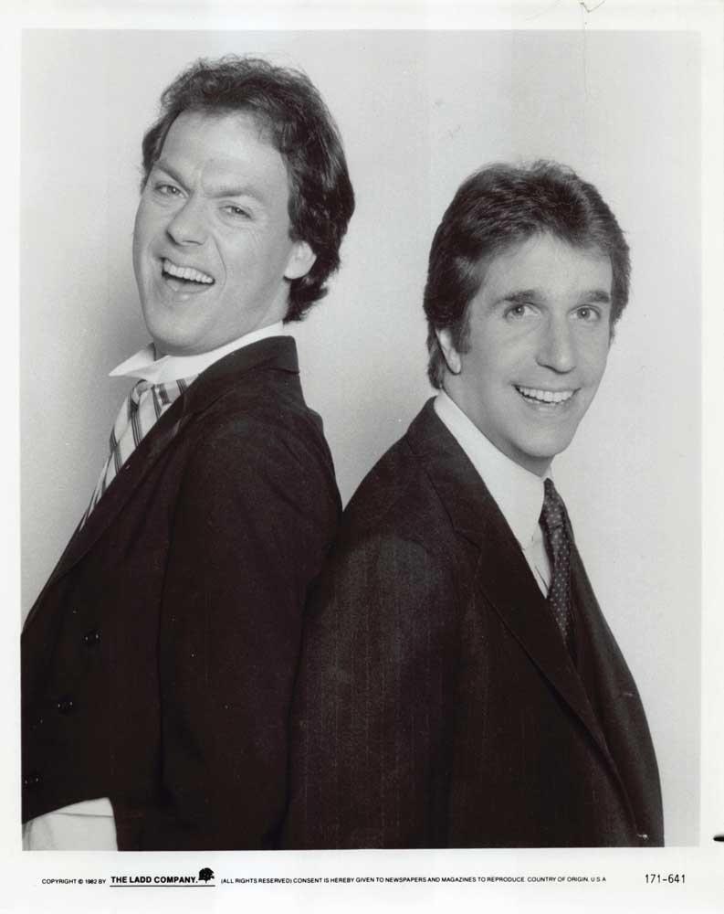 Michael Keaton NIGHT SHIFT Henry Winkler original press photo 1982