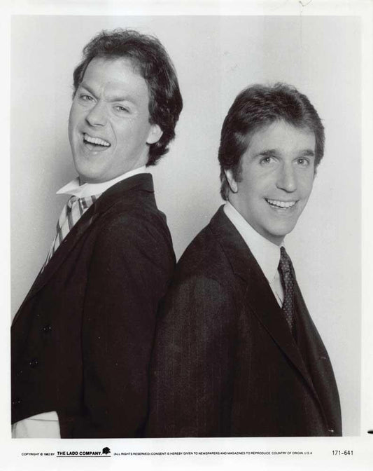 Michael Keaton NIGHT SHIFT Henry Winkler original press photo 1982