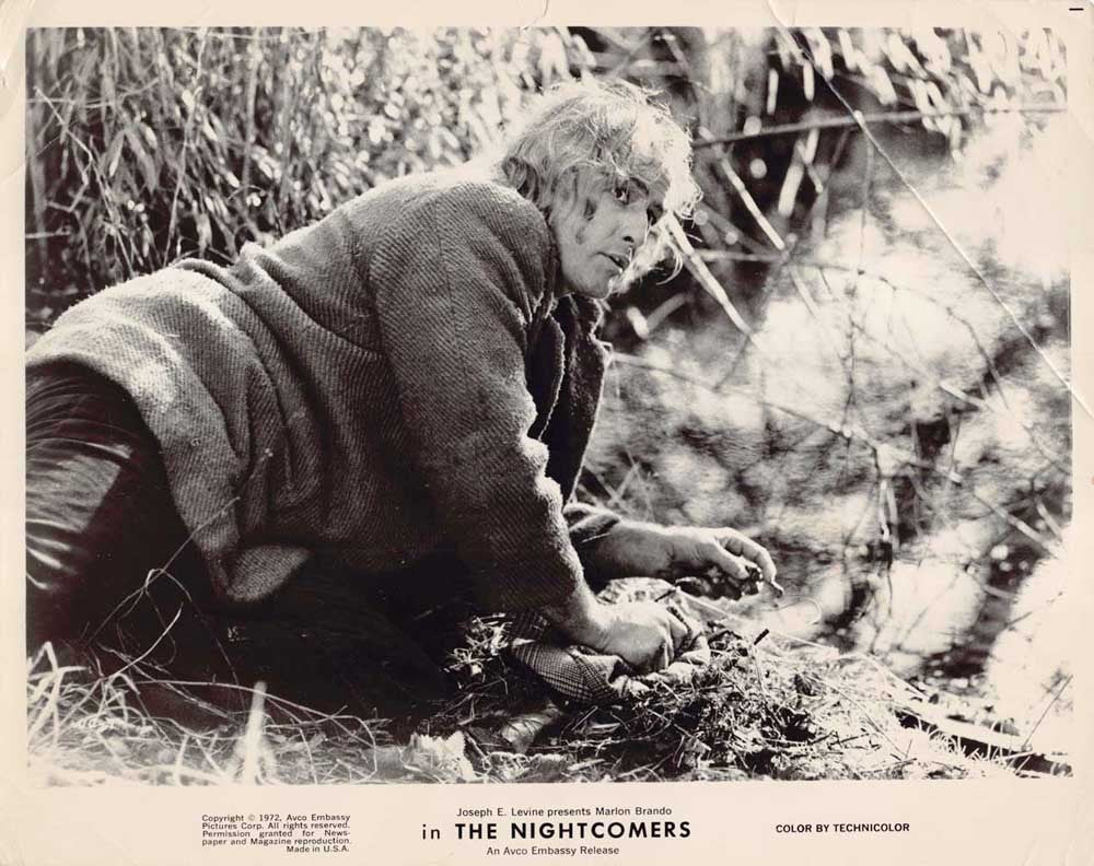 Marlon Brando THE NIGHTCOMERS original 10x8 press photo 1972