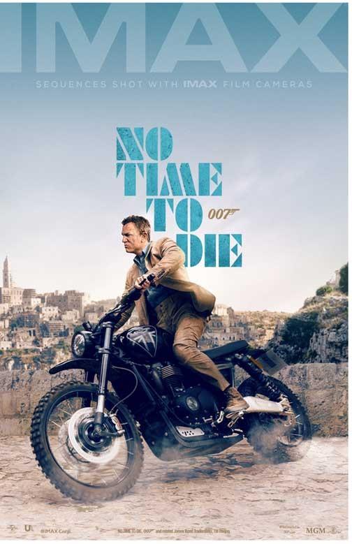 Daniel Craig NO TIME TO DIE Imax movie poster 11x17 James Bond 007