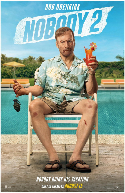 Bob Odenkirk NOBODY 2 Christopher Lloyd movie poster 11x17
