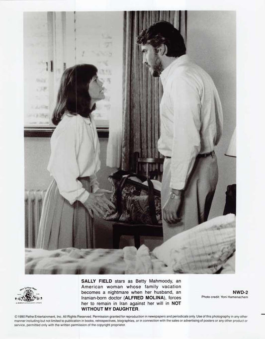 Sally Field NOT WITHOUT MY DAUGHTER Alfred Molina original 8x10 press photo 1990