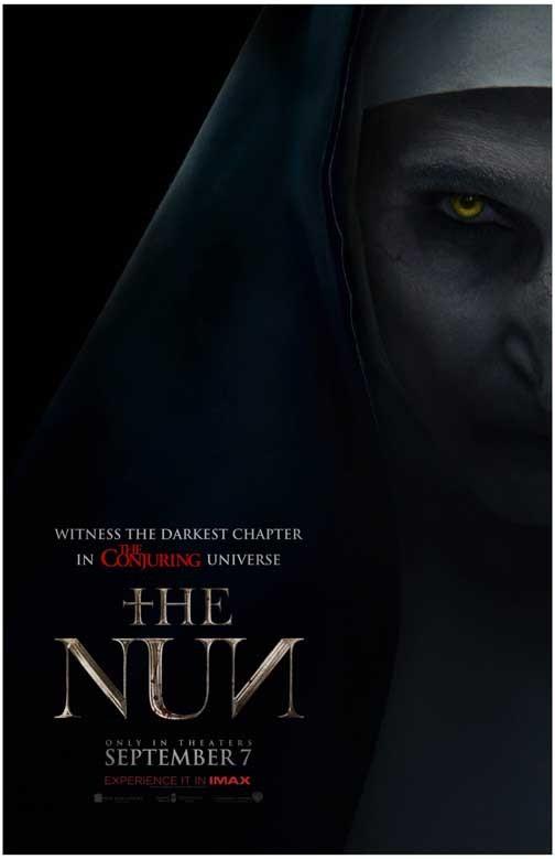 THE NUN advance movie poster 11x17